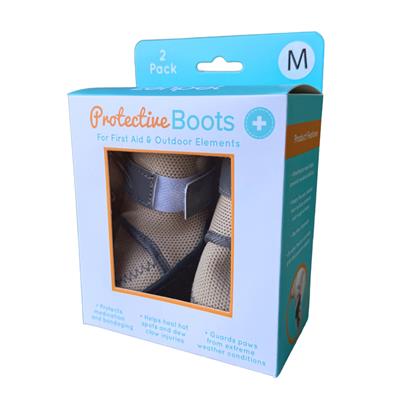 ZenPet Protective Dog Boots 1ea/MD, 2 pk