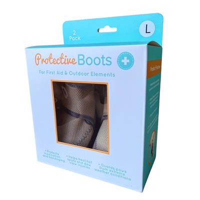 ZenPet Protective Dog Boots 1ea/LG, 2 pk