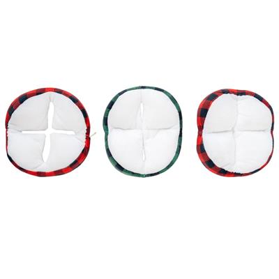 Plush Plaid Puzzle Ball - 5"