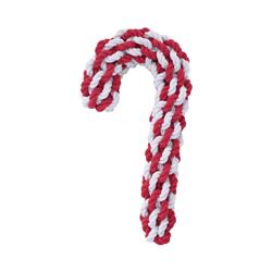 Candy Cane Braided Rope Toy - 11“