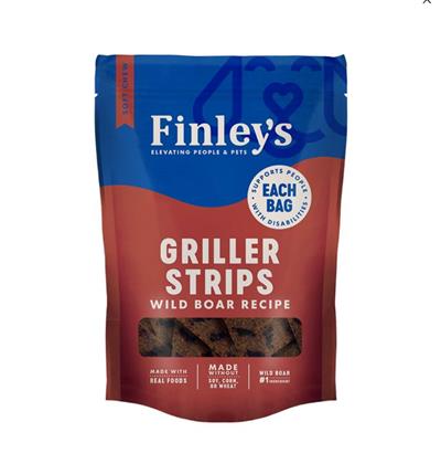 Finley's Dog Griller Strips Wild Boar 6oz.