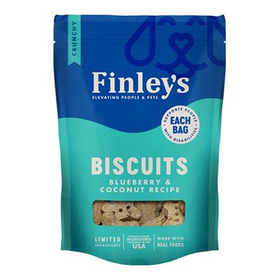 Finley's Dog All Natural Biscuits Blueberry & Coconut 6oz.