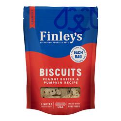 Finley's Dog All Natural Biscuits Peanut Butter & Pumpkin 6oz.