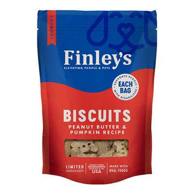 Finley's Dog All Natural Biscuits Peanut Butter & Pumpkin 6oz.