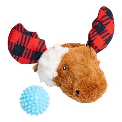 Moose Indoor Fetch Ball 2 in 1 Toy - 4"