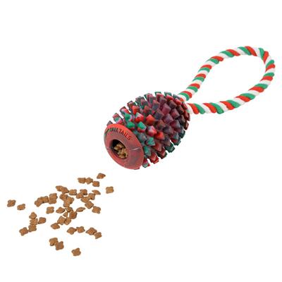 Holiday Pinecone Tug Toy - 11“