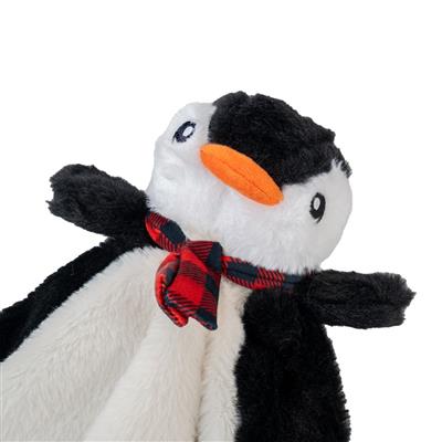 Plush Penguin Security Blanket - 11”
