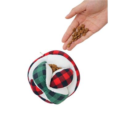 Plush Plaid Puzzle Ball - 5"