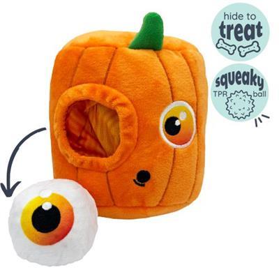 Pop 'n Fetch Pumpkin Pop-Eye Dog Toy