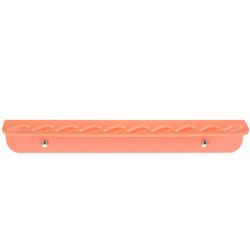 Acrylic 10 Scissor Holder Wall Mount Orange by PetStore.Direct