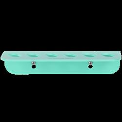 Acrylic 6 Scissor Holder Wall Mount Aqua by PetStore.Direct