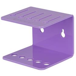 Acrylic 5 Comb Holder Tabletop and Wall Mount Lavender by PetStore.Direct