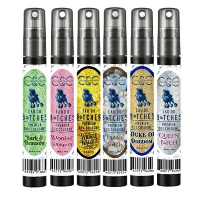 Sniff Collection Kit of 6 Premium Dog Cologne 10ml by Eau Du Bitches