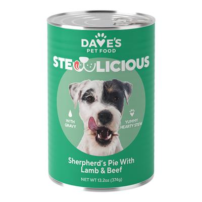 Dave's Dog Stewlicious Shepherd's Pie With Lamb & Beef 13.2oz. (Case of 12)