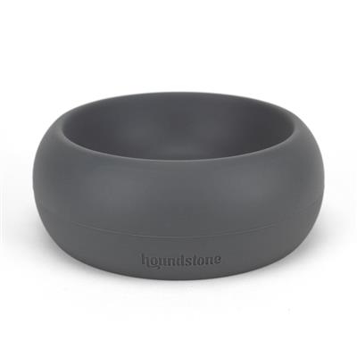 The "Coquito" Silicone Dog Bowl, Dishwasher Safe, 1 Cup, Charcoal