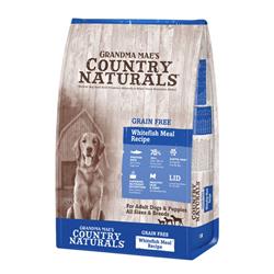 Grandma Mae's Country Naturals Dog Grain Free Whitefish Meal Recipe 12Lbs