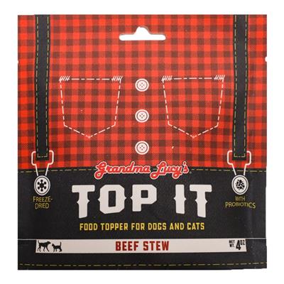Grandma Lucy's Dog & Cat Top It Freeze-Dried Beef Stew 4oz.