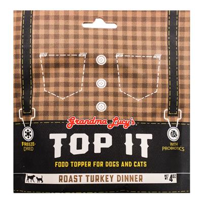 Grandma Lucy's Dog & Cat Top It Freeze-Dried Turkey Dinner 4oz.