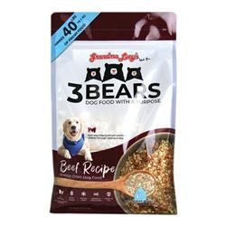 Grandma Lucy's Dog 3 Bears Freeze-Dried Beef Recipe 8Lbs