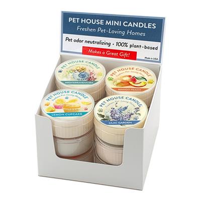 Pet House Spring Mini Candle Mixed Case - 12 Count