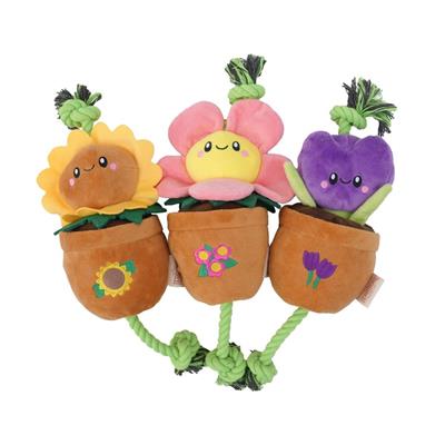 Territory Dog Treat Tug Flower Pink 16 Inches