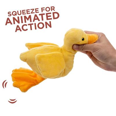 Territory Dog Plush Animated Duck 7.9 Inches