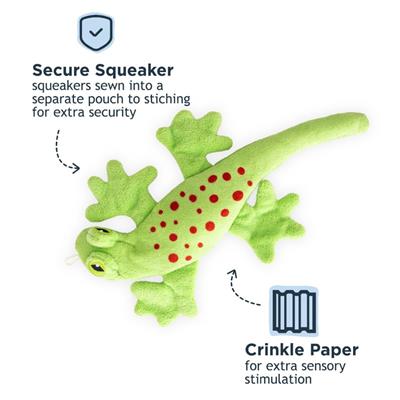 Tall Tails Dog Stuffless Lizard 8 Inches