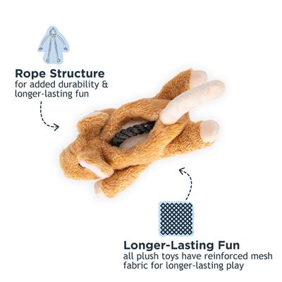 Tall Tails Dog Stuffless Elephant 16 Inches