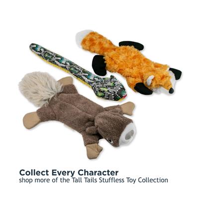 Tall Tails Dog Plush Stuffless Squirrel 16 Inches