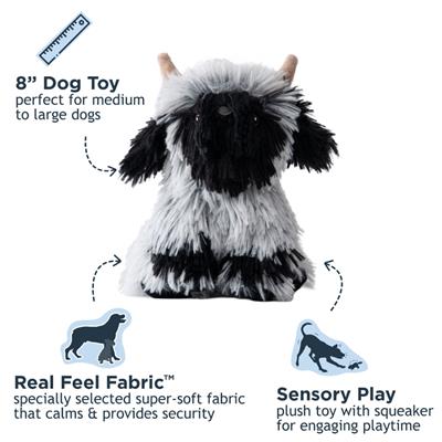 Tall Tails Dog Highland Sheep Plush Toy 8.3 Inches