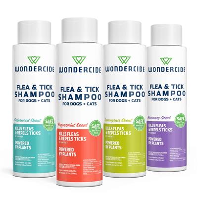 Wondercide Flea & Tick Liquid Shampoo Dogs + Cats Rosemary 12oz