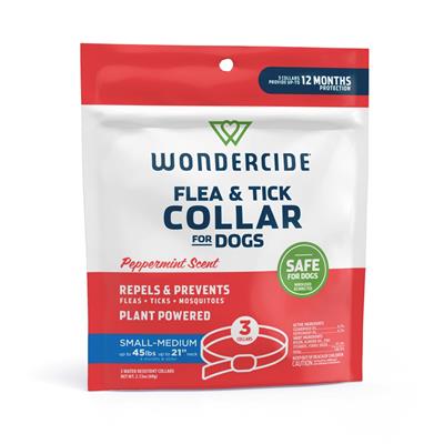 Wondercide Flea & Tick Dog Collar Peppermint 3pk