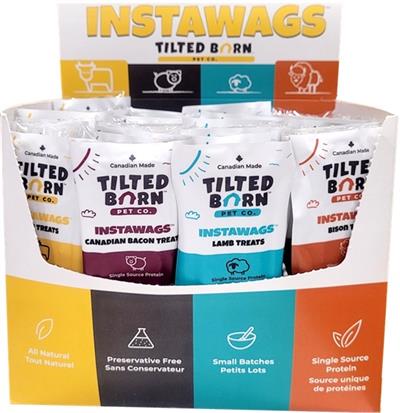 Tilted Barn Instawags Dog Treats Variety Pack 56 Count (8 each Flavor 27g)