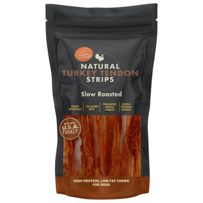 Canine Naturals Dog Turkey Tendon Strips 3oz