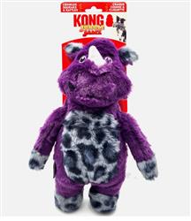 KONG Jungle Jamz Rhino Dog Toy Purple, 1ea/MD/LG