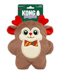 KONG Holiday Snuzzles Bow Tie Reindeer Dog Toy 1ea/MD