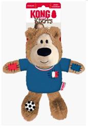 KONG Wild Knots Sport Bear Dog Toy France, 1ea/MD
