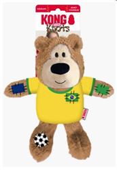 KONG Wild Knots Sport Bear Dog Toy Brazil, 1ea/MD
