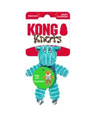 KONG Floppy Knots Hippo Dog Toy Blue, 1ea/XS