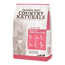 Grandma Mae's Country Naturals Grain Free Dry Cat Food Salmon 6lb