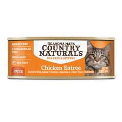 Grandma Mae's Country Naturals Grain Free Pate Wet Cat & Kitten Food Chicken 2.8oz. (Case of 24)