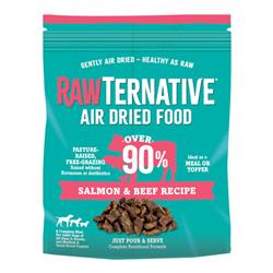 Grandma Mae's Country Naturals Rawternative Air Dried Dog Food Salmon & Beef 1lb