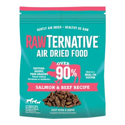Grandma Mae's Country Naturals Rawternative Air Dried Dog Food Salmon & Beef 1lb
