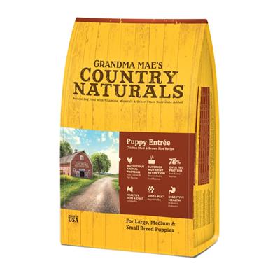Grandma Mae's Country Naturals Premium All Natural Puppy Dry Dog Food Chicken 4lb
