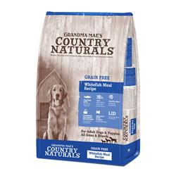 Grandma Mae's Country Naturals Grain Free LID Dry Dog Food Whitefish 4lb