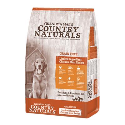 Grandma Mae's Country Naturals Grain Free LID Dry Dog Food Chicken & Chicken Meal 23lb