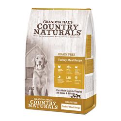 Grandma Mae's Country Naturals Grain Free L.I.D. Dry Dog Food Turkey 25lb