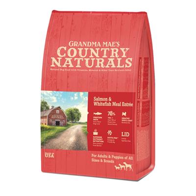 Grandma Mae's Country Naturals Dry Dog Food Salmon & Whitefish Meal 4lb