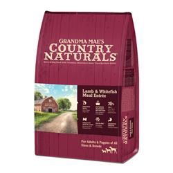 Grandma Mae's Country Naturals Dry Dog Food Lamb & Whitefish Meal 14lb