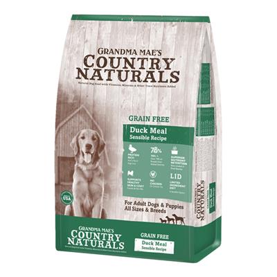 Grandma Mae's Country Naturals Grain Free L.I.D. Dry Dog Food Duck 12lb